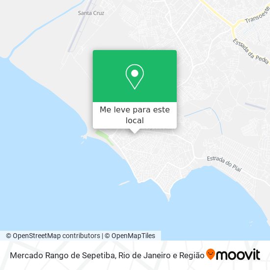 Mercado Rango de Sepetiba mapa