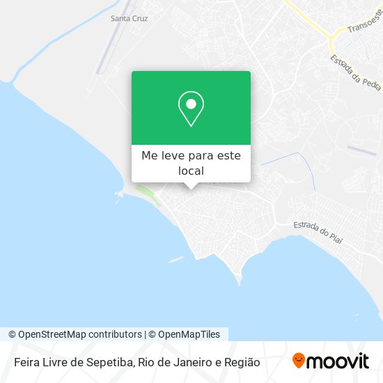 Feira Livre de Sepetiba mapa