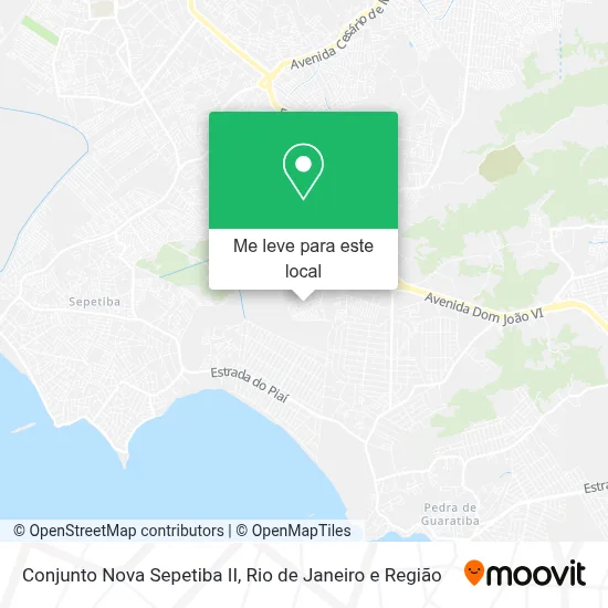 Conjunto Nova Sepetiba II mapa