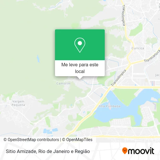 Sitio Amizade mapa