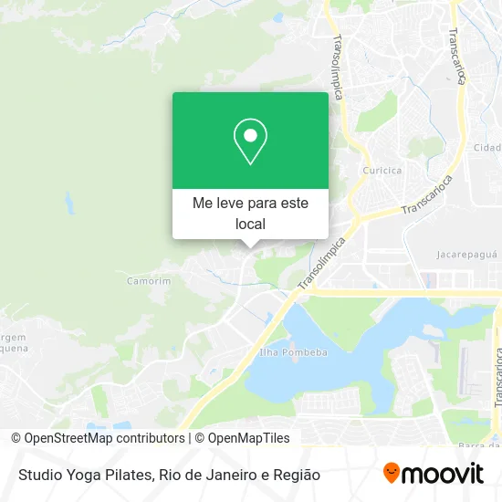 Studio Yoga Pilates mapa