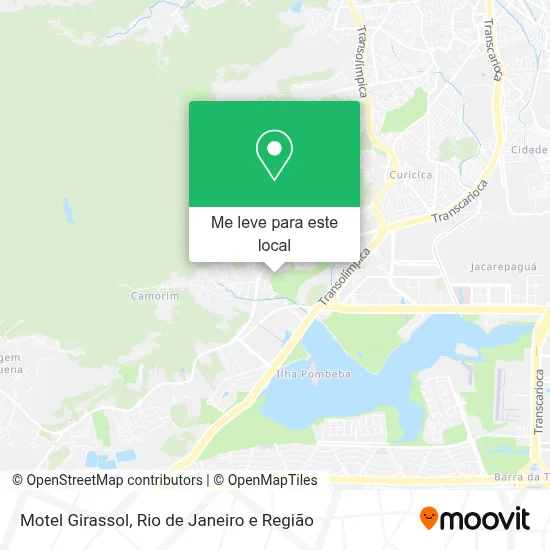 Motel Girassol mapa