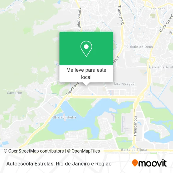 Autoescola Estrelas mapa