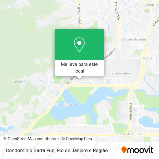 Condomínio Barra Fun mapa