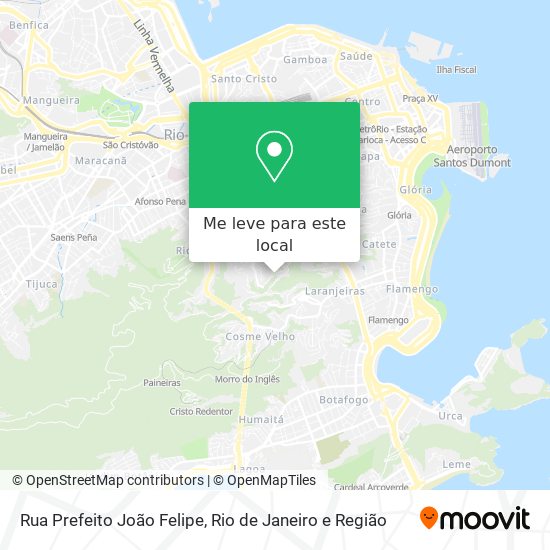 Rua Prefeito João Felipe mapa