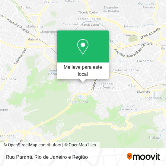 Rua Paraná mapa