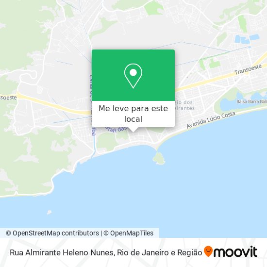 Rua Almirante Heleno Nunes mapa