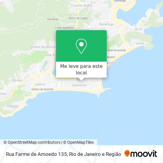 Rua Farme de Amoedo 135 mapa