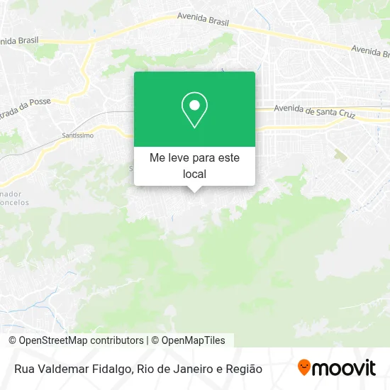 Rua Valdemar Fidalgo mapa