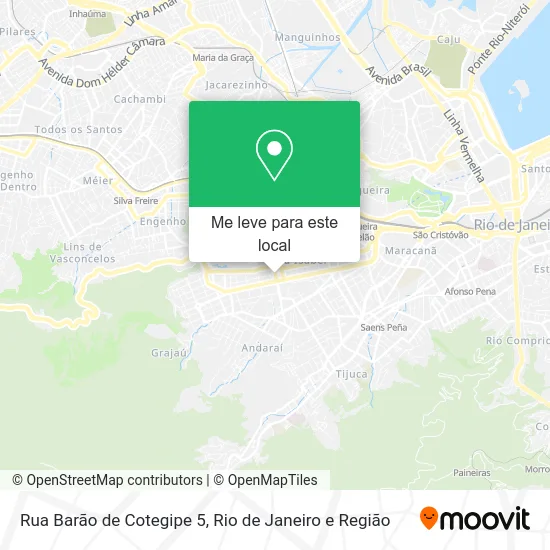 Rua Barão de Cotegipe 5 mapa
