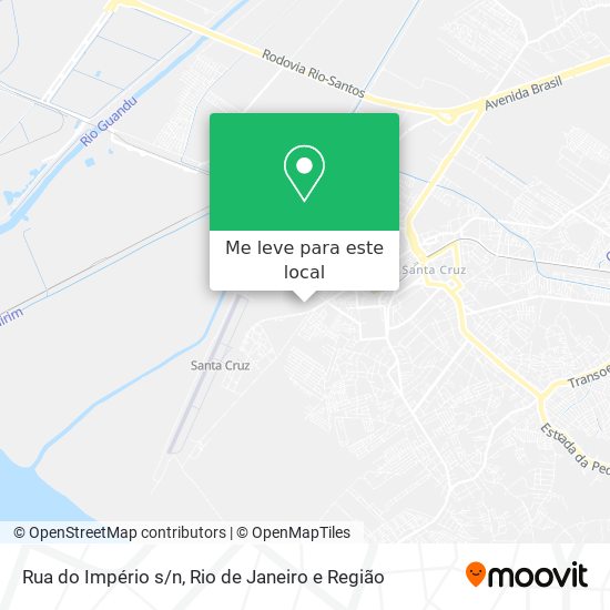 Rua do Império s/n mapa