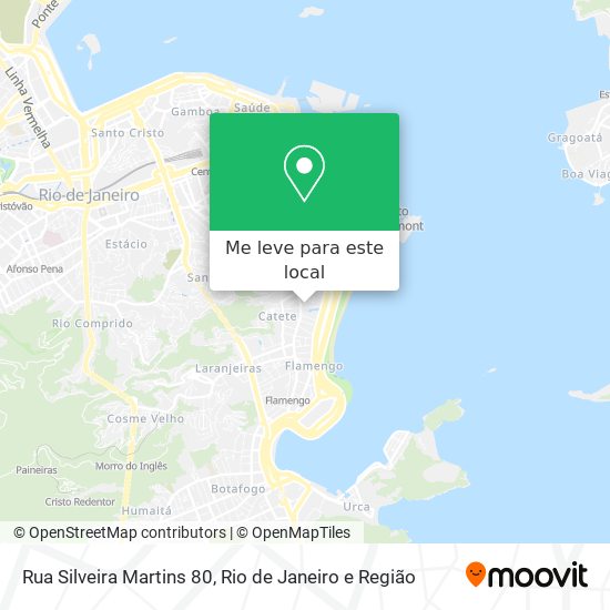 Rua Silveira Martins 80 mapa