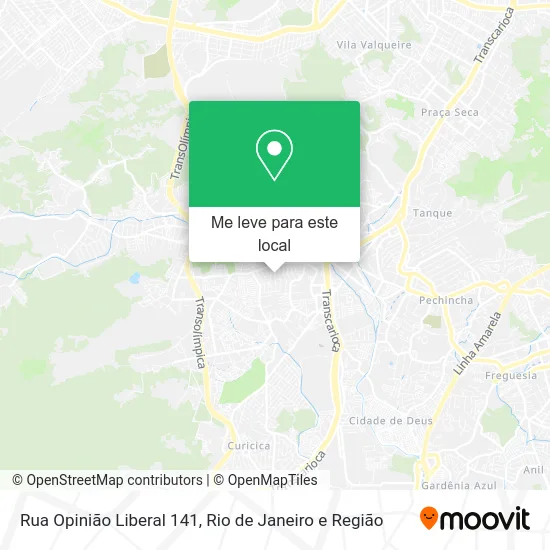 Rua Opinião Liberal 141 mapa