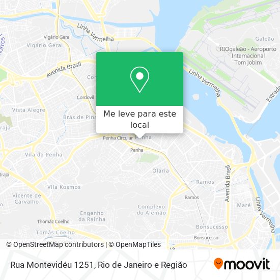 Rua Montevidéu 1251 mapa