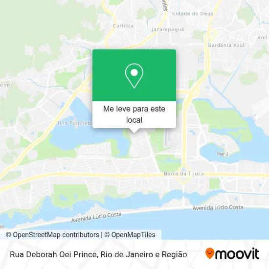 Rua Deborah Oei Prince mapa