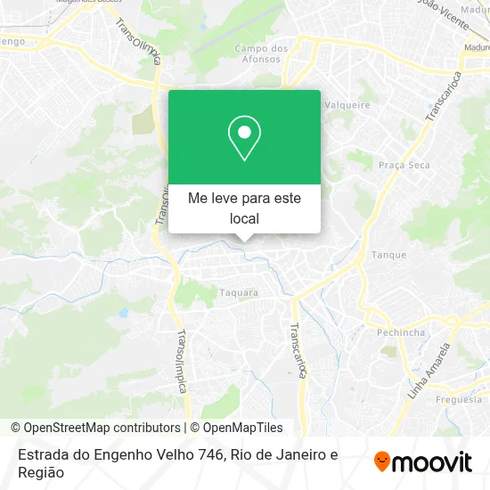 Estrada do Engenho Velho 746 mapa