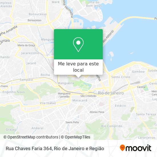 Rua Chaves Faria 364 mapa