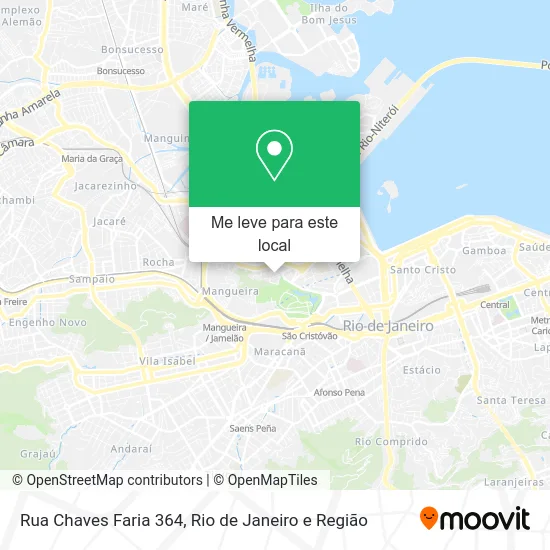 Rua Chaves Faria 364 mapa