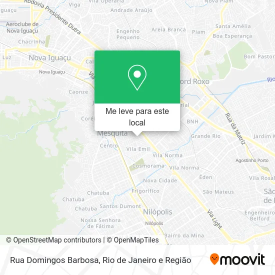 Rua Domingos Barbosa mapa