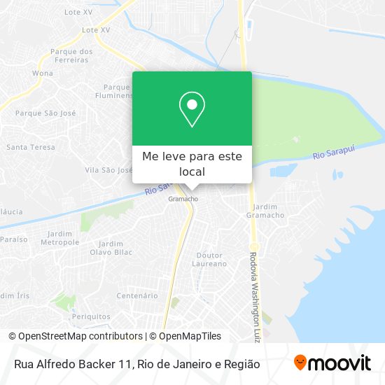 Rua Alfredo Backer 11 mapa