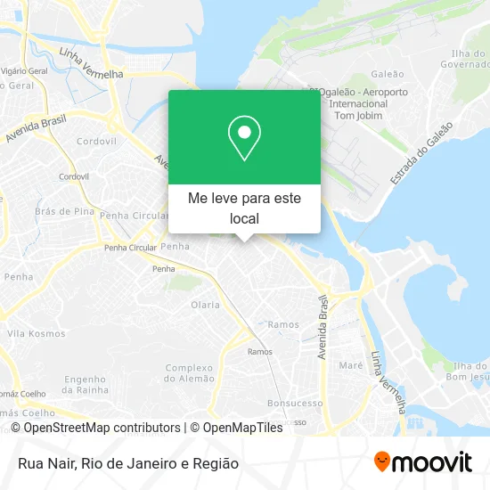 Rua Nair mapa