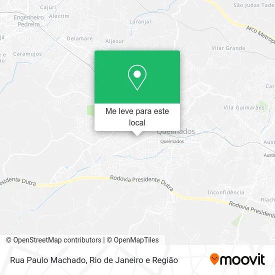 Rua Paulo Machado mapa
