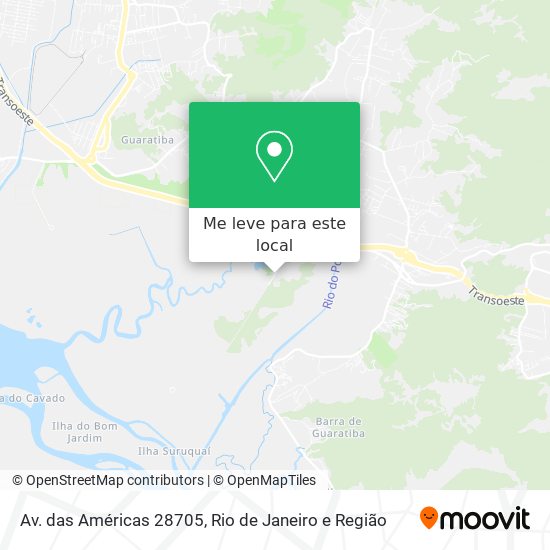 Av. das Américas 28705 mapa