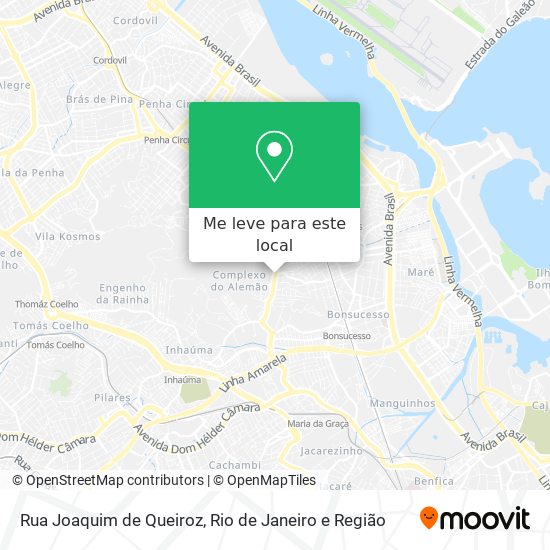 Rua Joaquim de Queiroz mapa