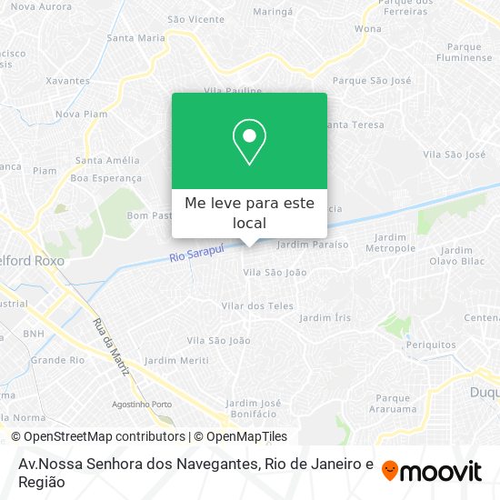 Av.Nossa Senhora dos Navegantes mapa