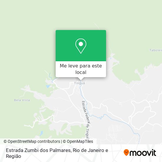 Estrada Zumbi dos Palmares mapa