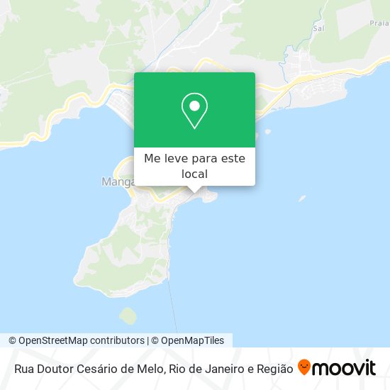 Rua Doutor Cesário de Melo mapa