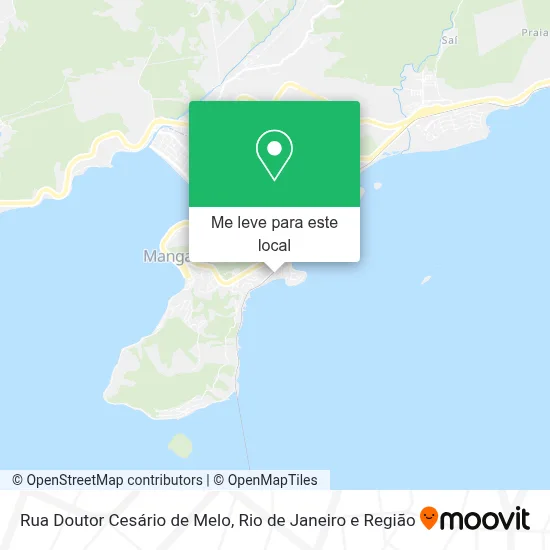 Rua Doutor Cesário de Melo mapa