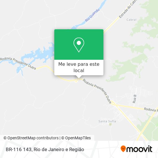 BR-116 143 mapa
