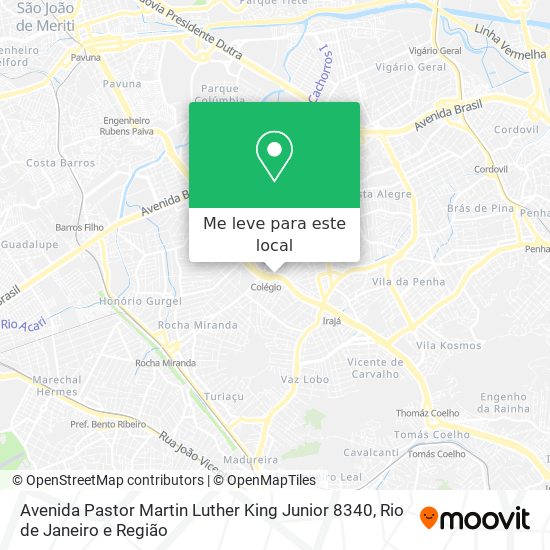 Avenida Pastor Martin Luther King Junior 8340 mapa