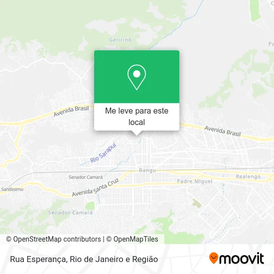 Rua Esperança mapa