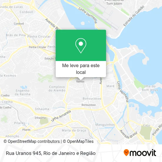 Rua Uranos 945 mapa