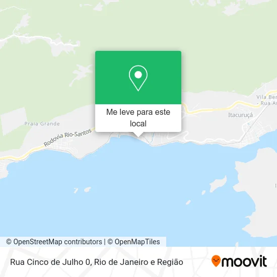 Rua Cinco de Julho 0 mapa