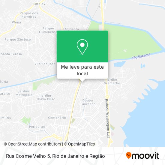 Rua Cosme Velho 5 mapa