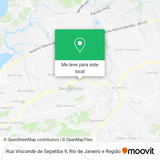 Rua Visconde de Sepetiba 9 mapa