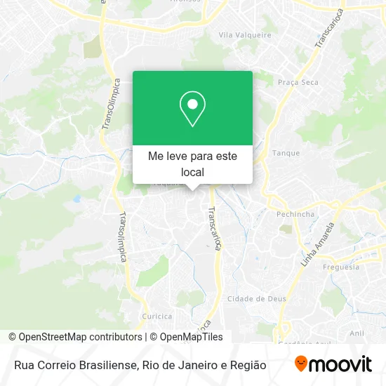 Rua Correio Brasiliense mapa