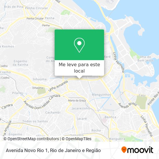Avenida Novo Rio 1 mapa