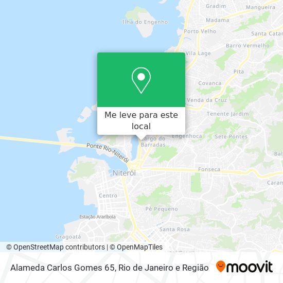 Alameda Carlos Gomes 65 mapa