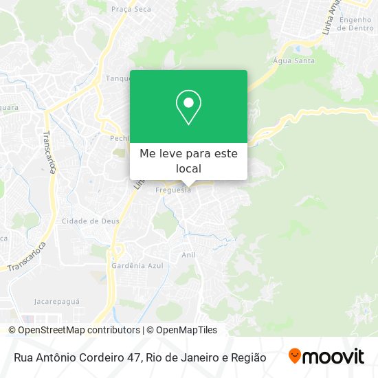 Rua Antônio Cordeiro 47 mapa