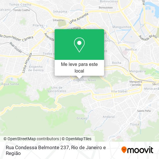 Rua Condessa Belmonte 237 mapa