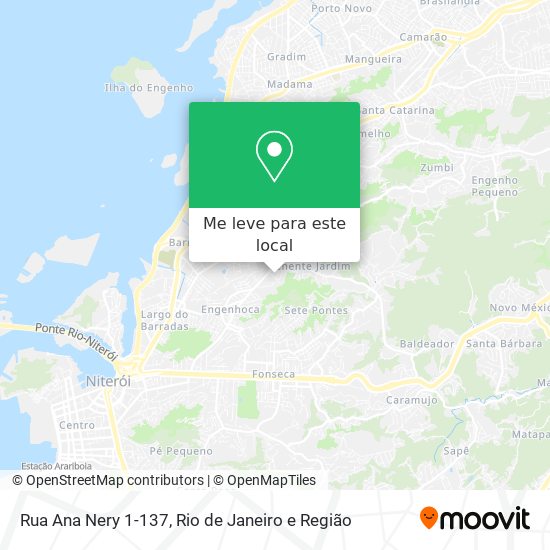 Rua Ana Nery 1-137 mapa
