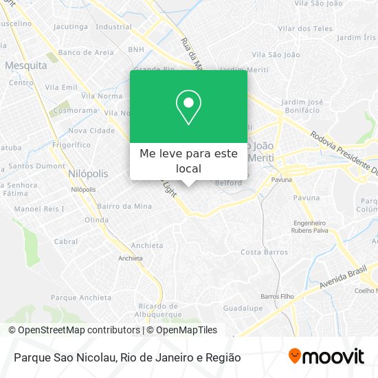 Parque Sao Nicolau mapa