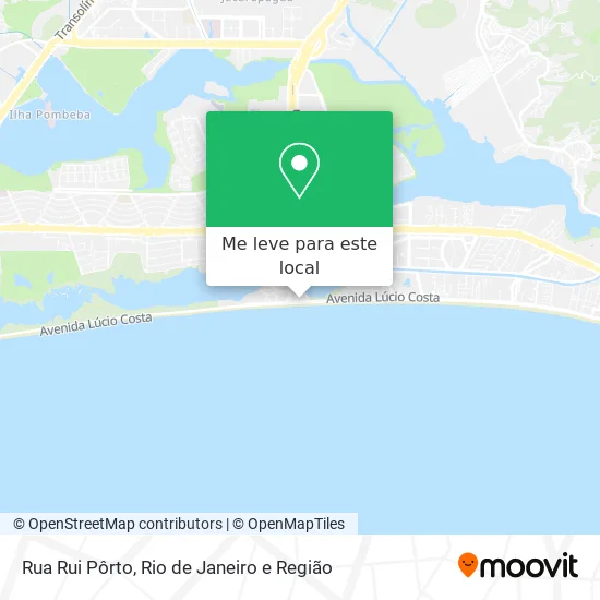Rua Rui Pôrto mapa