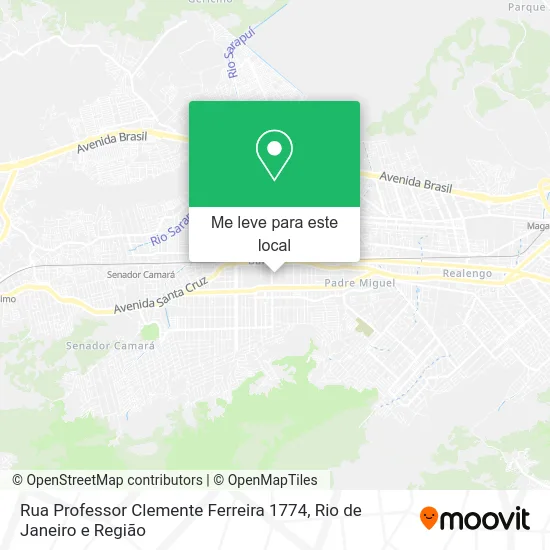 Rua Professor Clemente Ferreira 1774 mapa