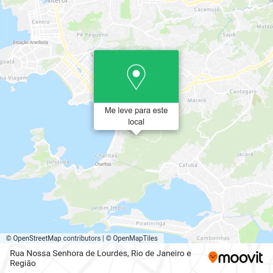 Rua Nossa Senhora de Lourdes mapa