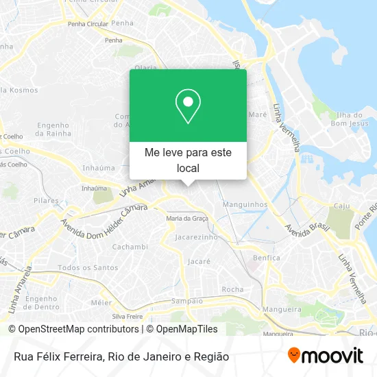 Rua Félix Ferreira mapa